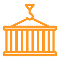 burneon icon container orange