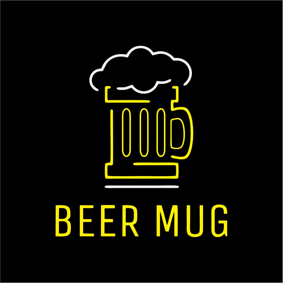 dc12v neon sign BEER mug