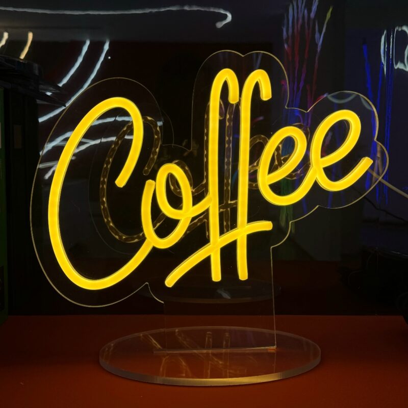 coffee neon sign